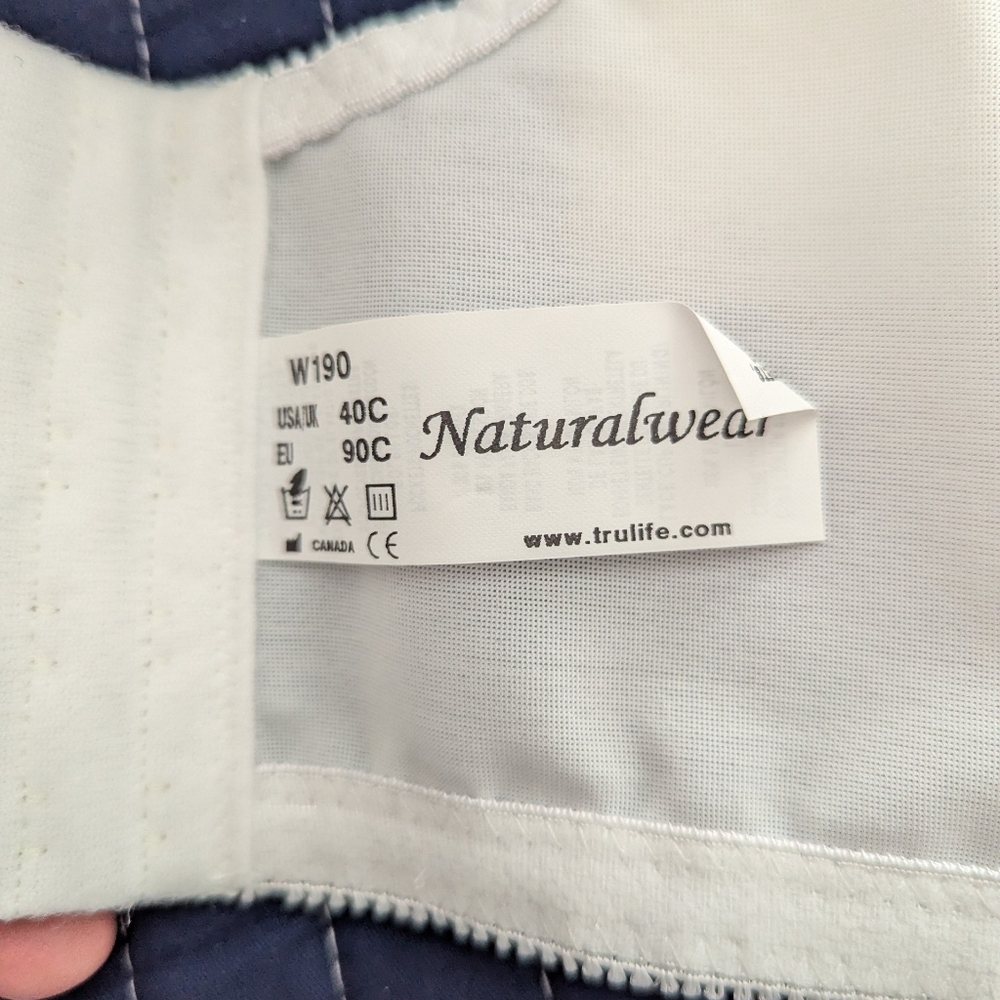 Naturalwear Mastectomy Bra Size 40C - Picture 5 of 6